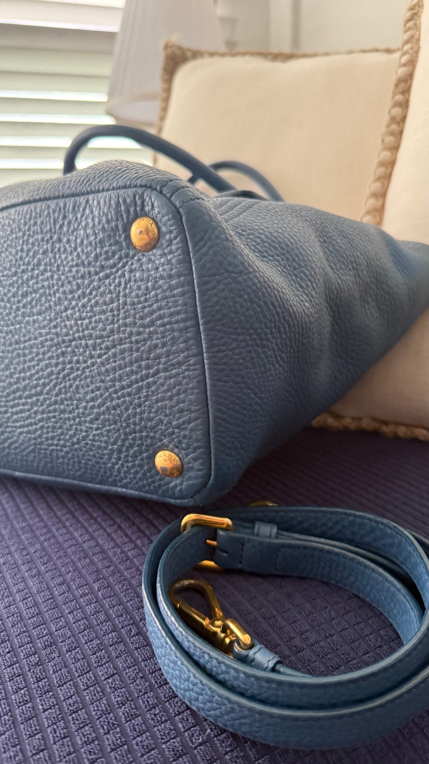 Prada Vitello Daino Leather Bag