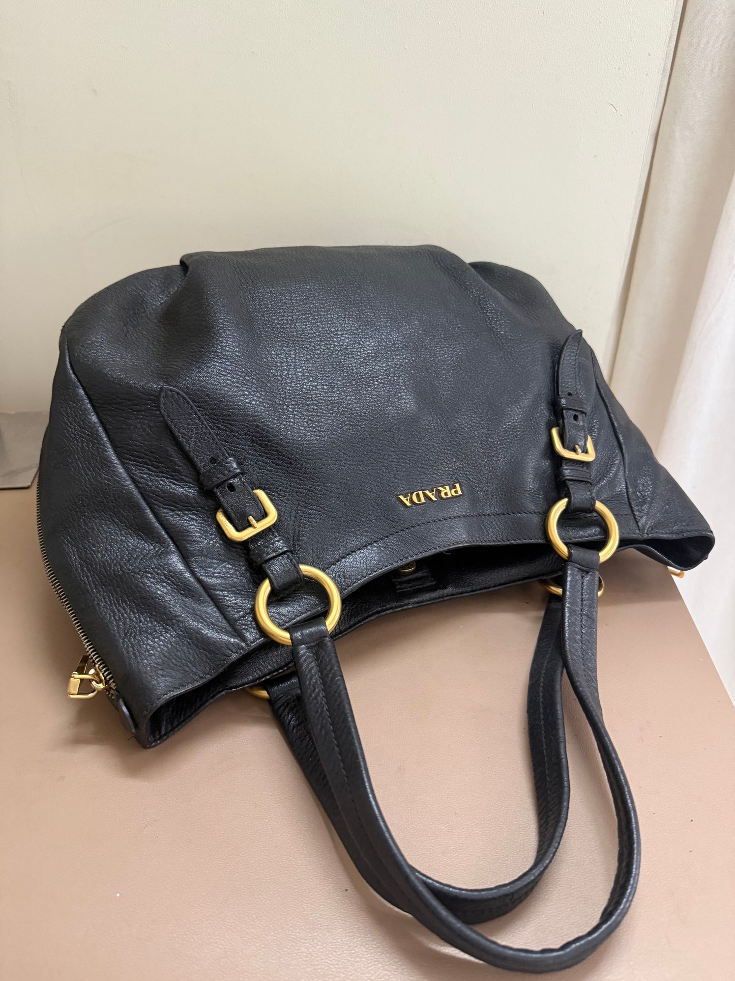 Prada Vitello Daino Tote Bag