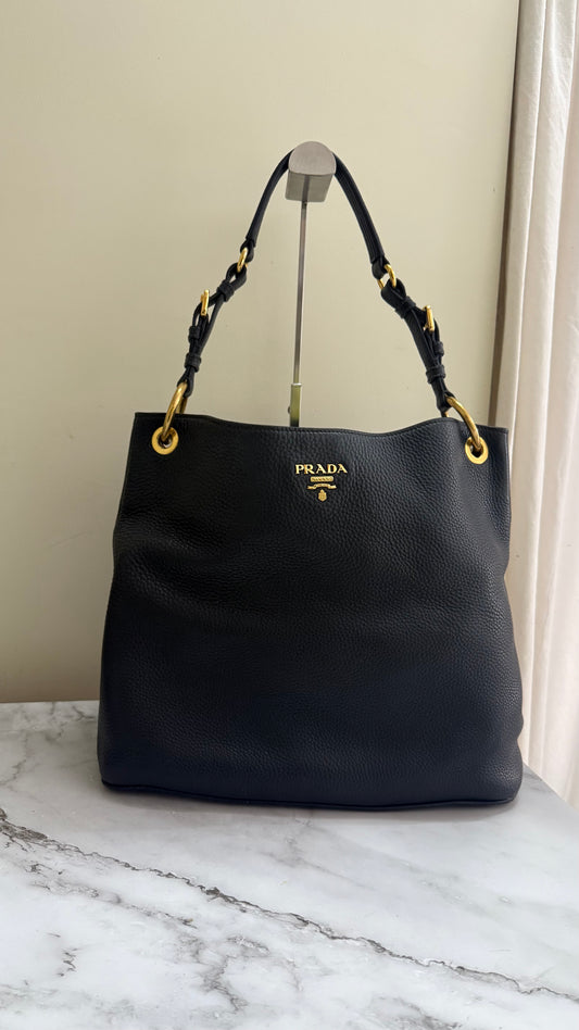 Prada Vitello Daino Shoulder Bag