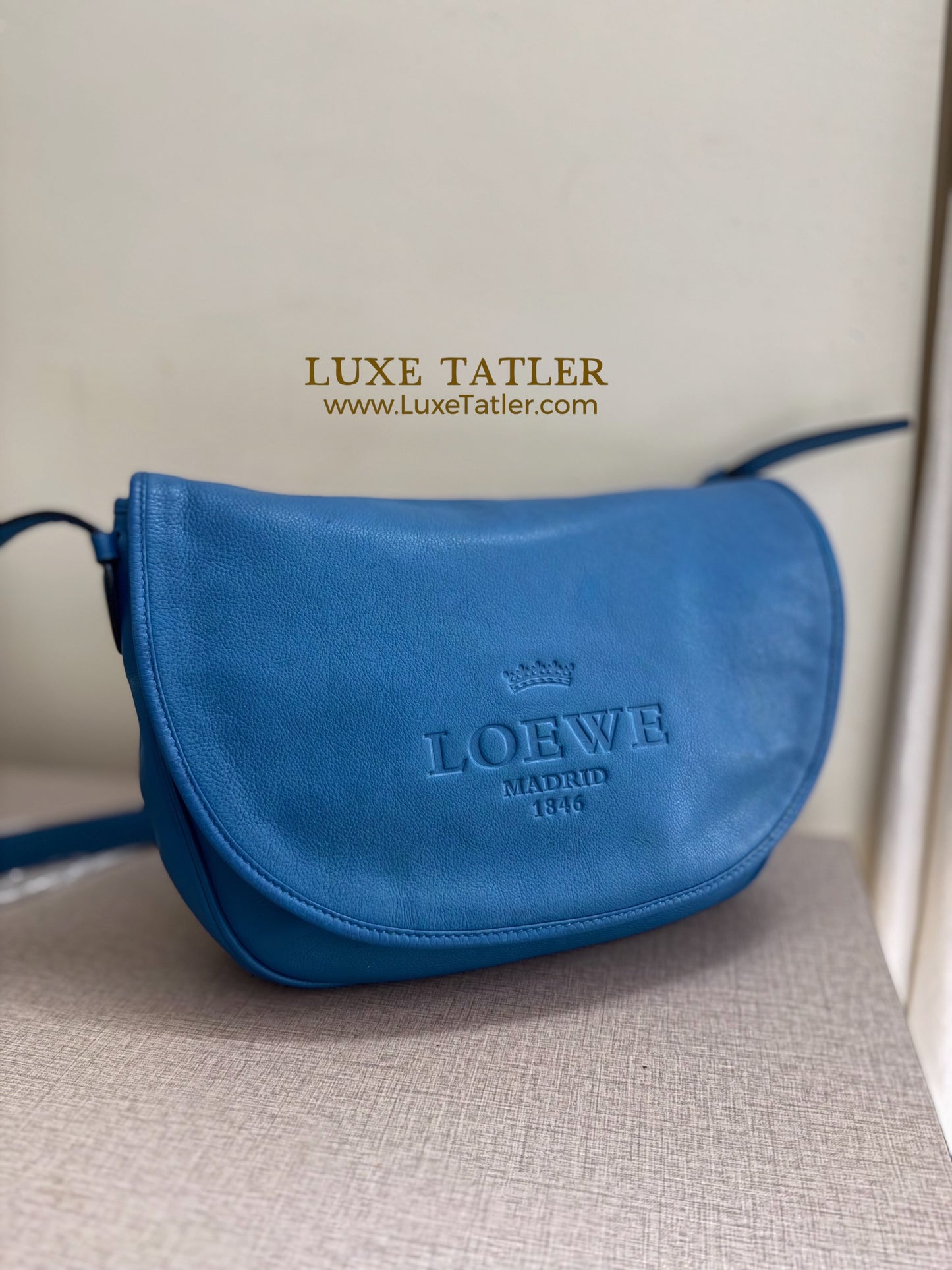 Loewe Heritage Flap Messenger Bag