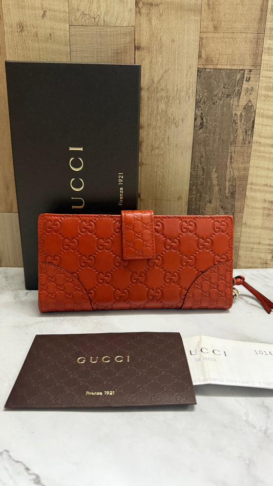Gucci Guccissima Long Wallet