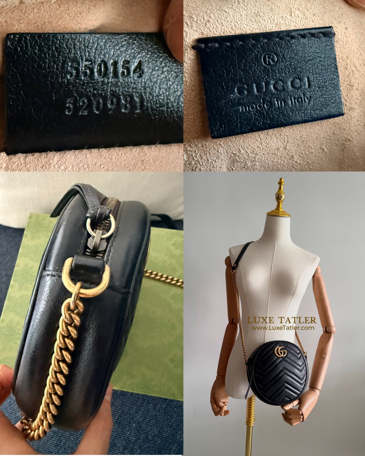 Gucci Marmont Round Crossbody Bag