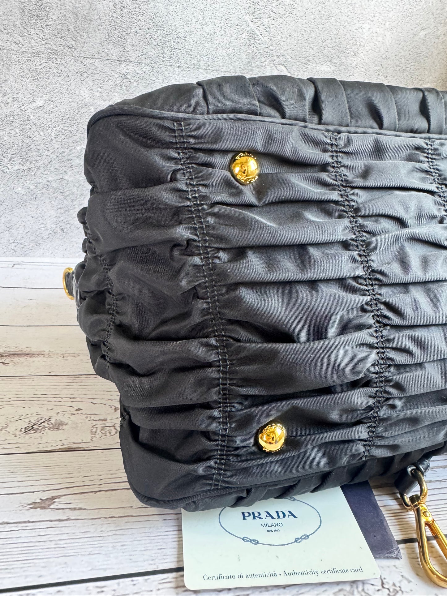 Prada Tessuto Gaufre with strap