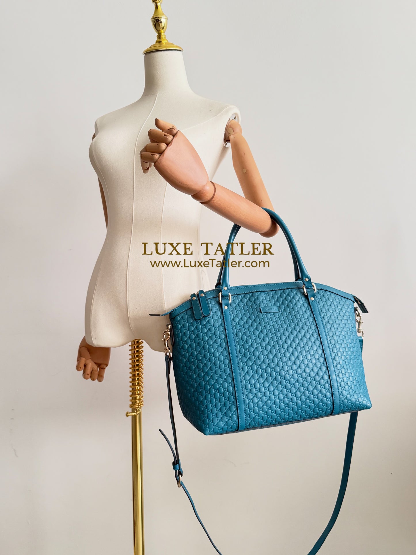 Gucci Microguccissima Dome Tote with strap