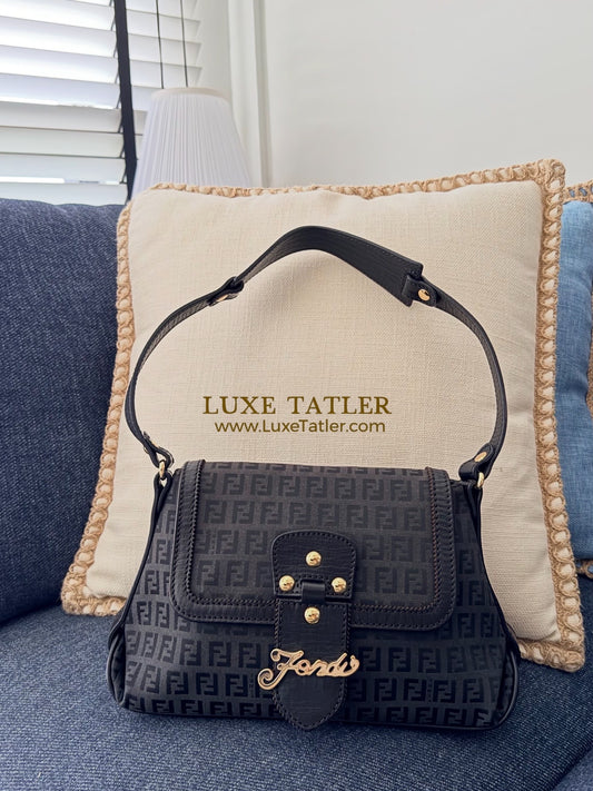 Fendi Black Zucchino Bag