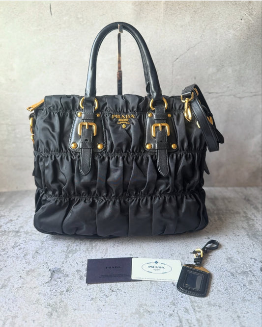 Prada Tessuto Gaufre Nylon Bag