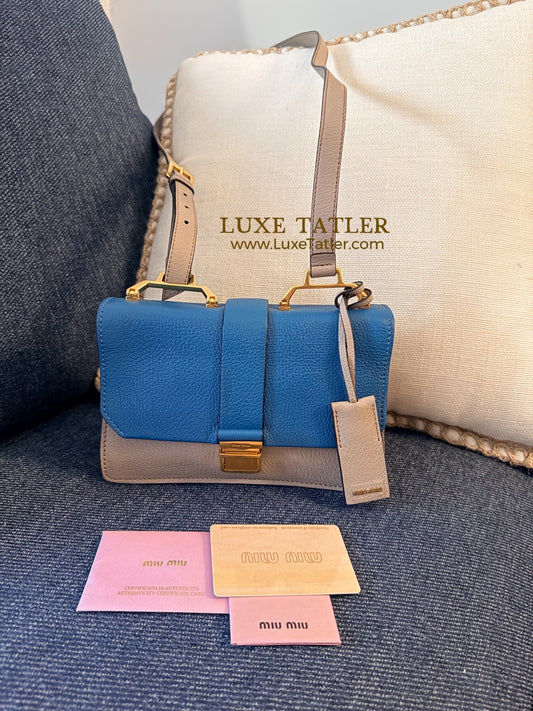 Miu Miu Madras Crossbody Bag