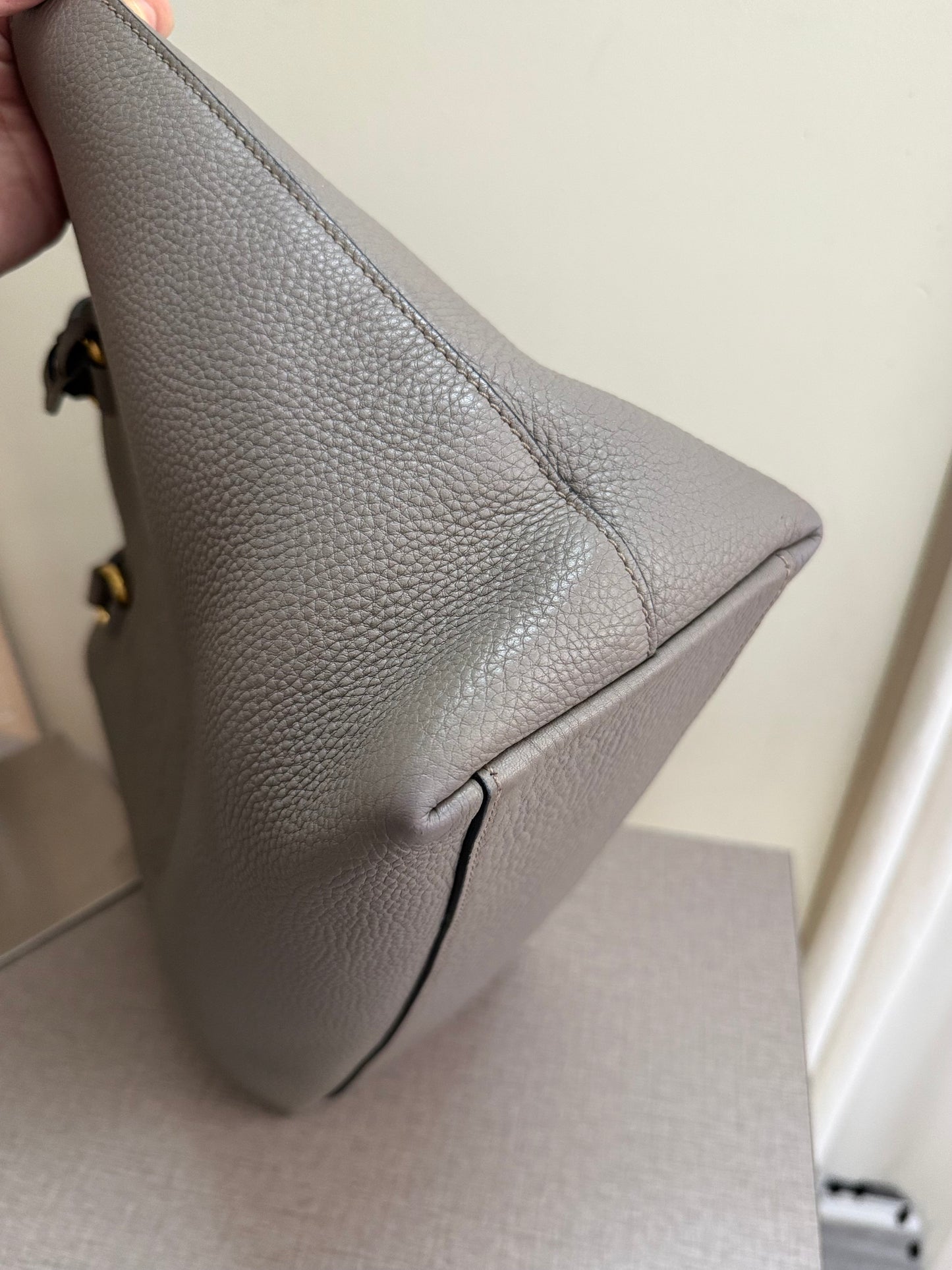 Prada Vitello Daino Embossed Tote