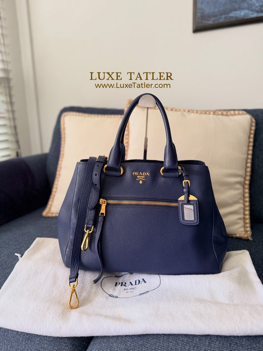 Prada Vitello Leather 2-way Bag