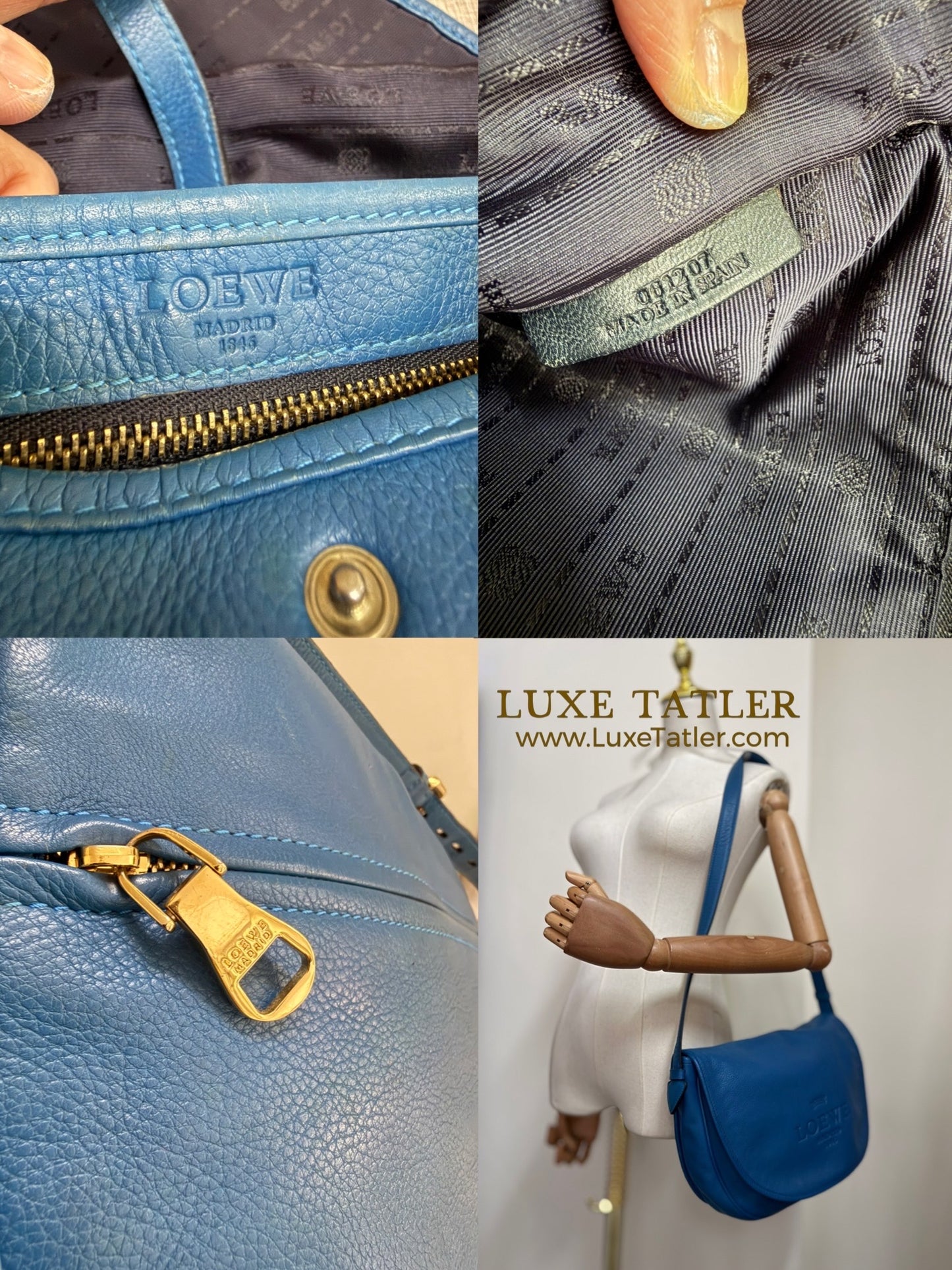 Loewe Heritage Flap Messenger Bag