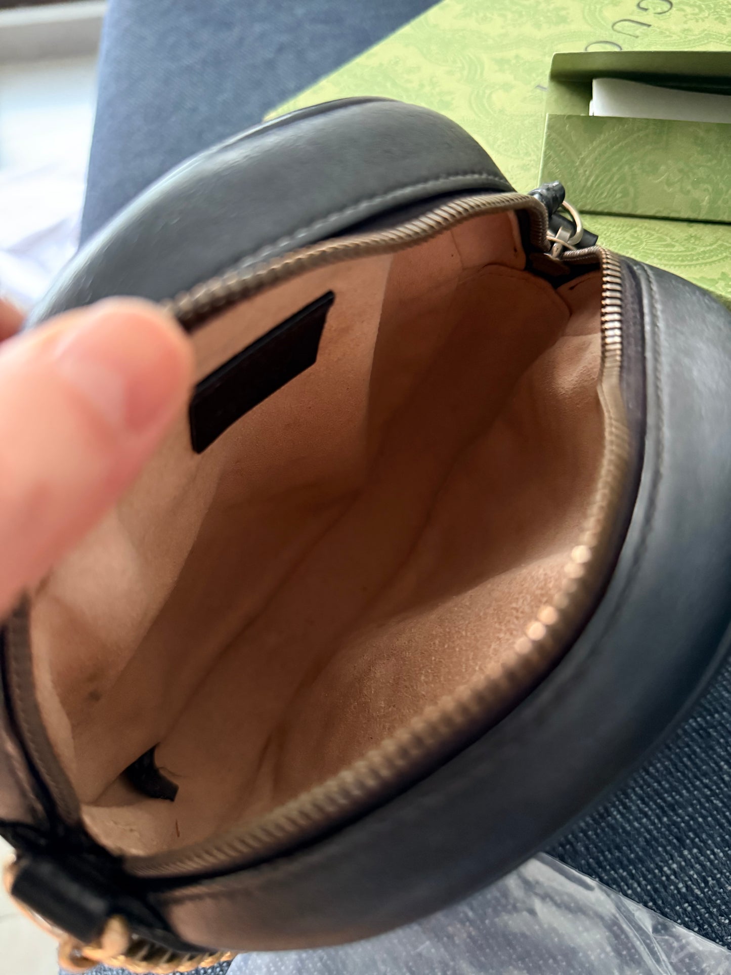 Gucci Marmont Round Crossbody Bag