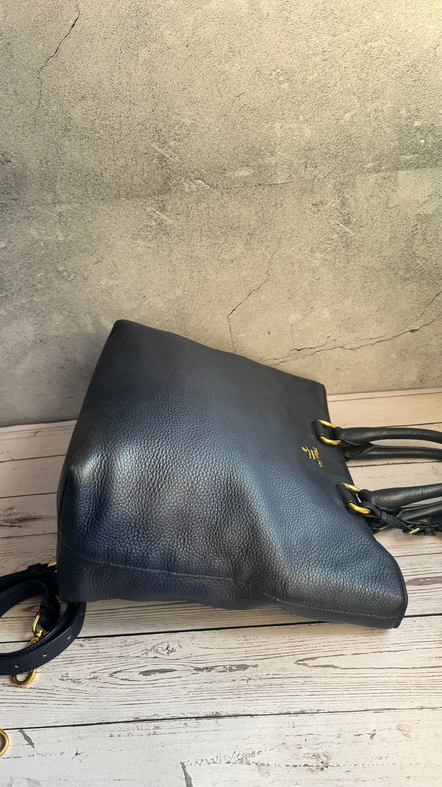 Prada Tote Bag (Navy)