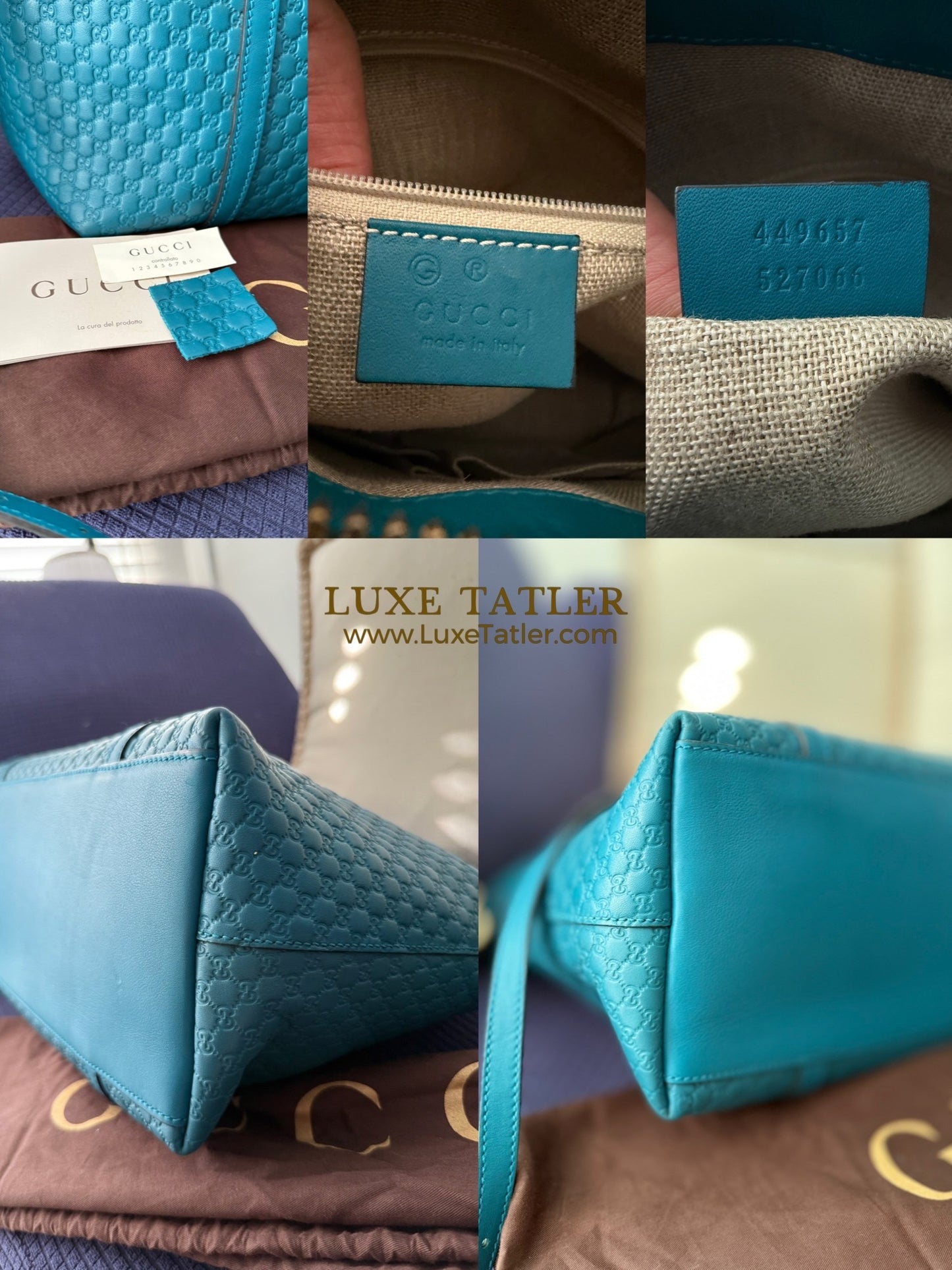 Gucci Microguccissima Dome Tote with strap