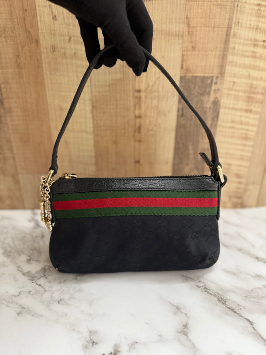 Gucci Charmed Canvas Pouchette