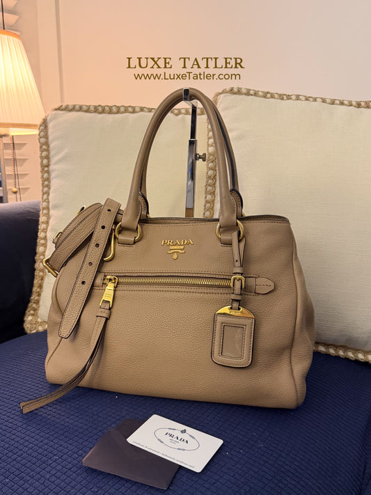 Prada Grace Lux Light Two Way Bag
