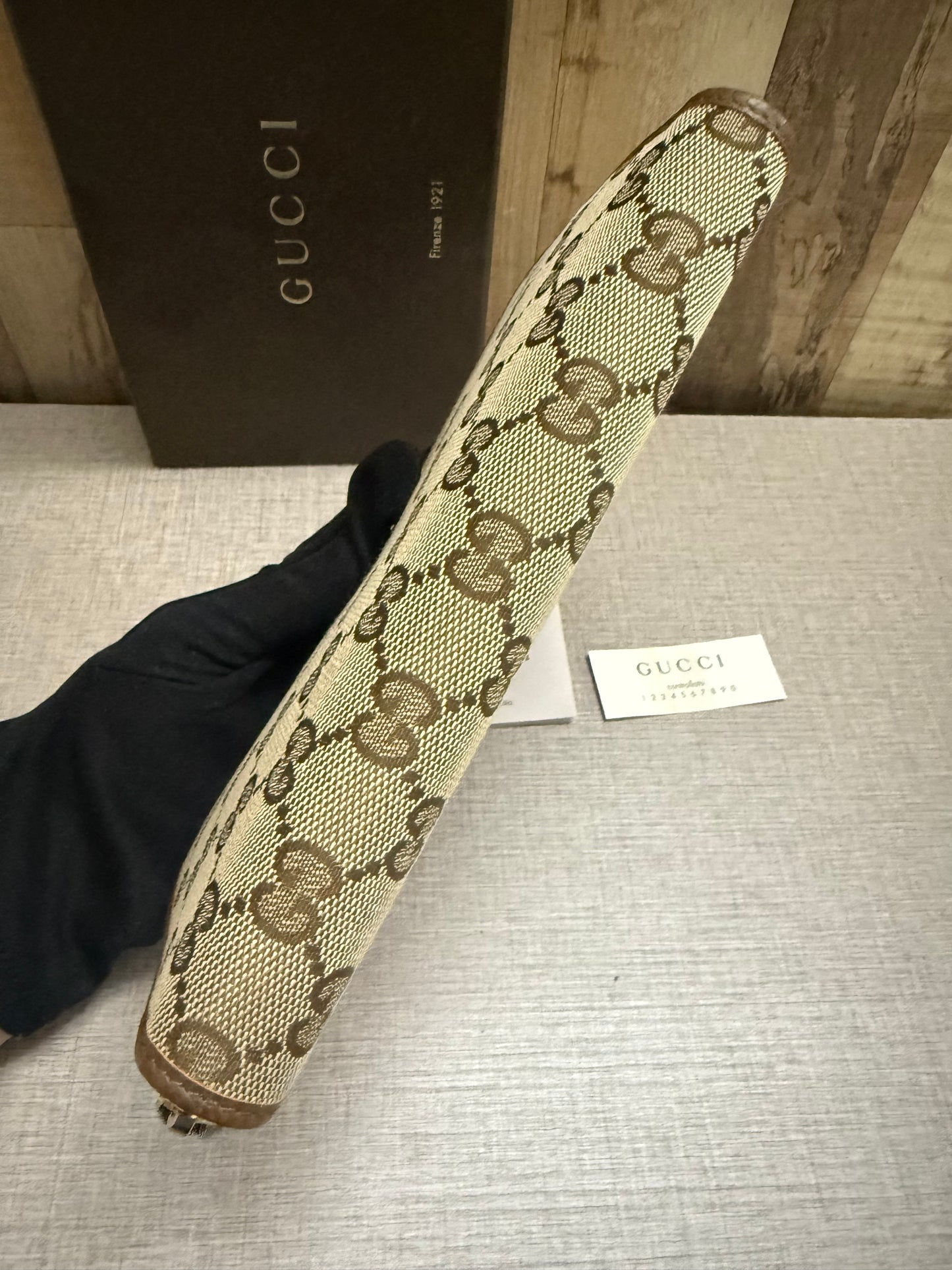 Gucci Monogram Canvas wallet