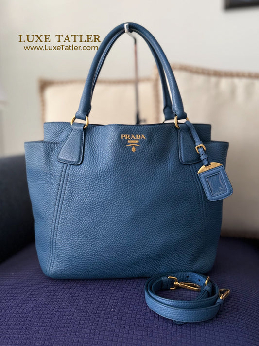 Prada Vitello Daino Leather Bag