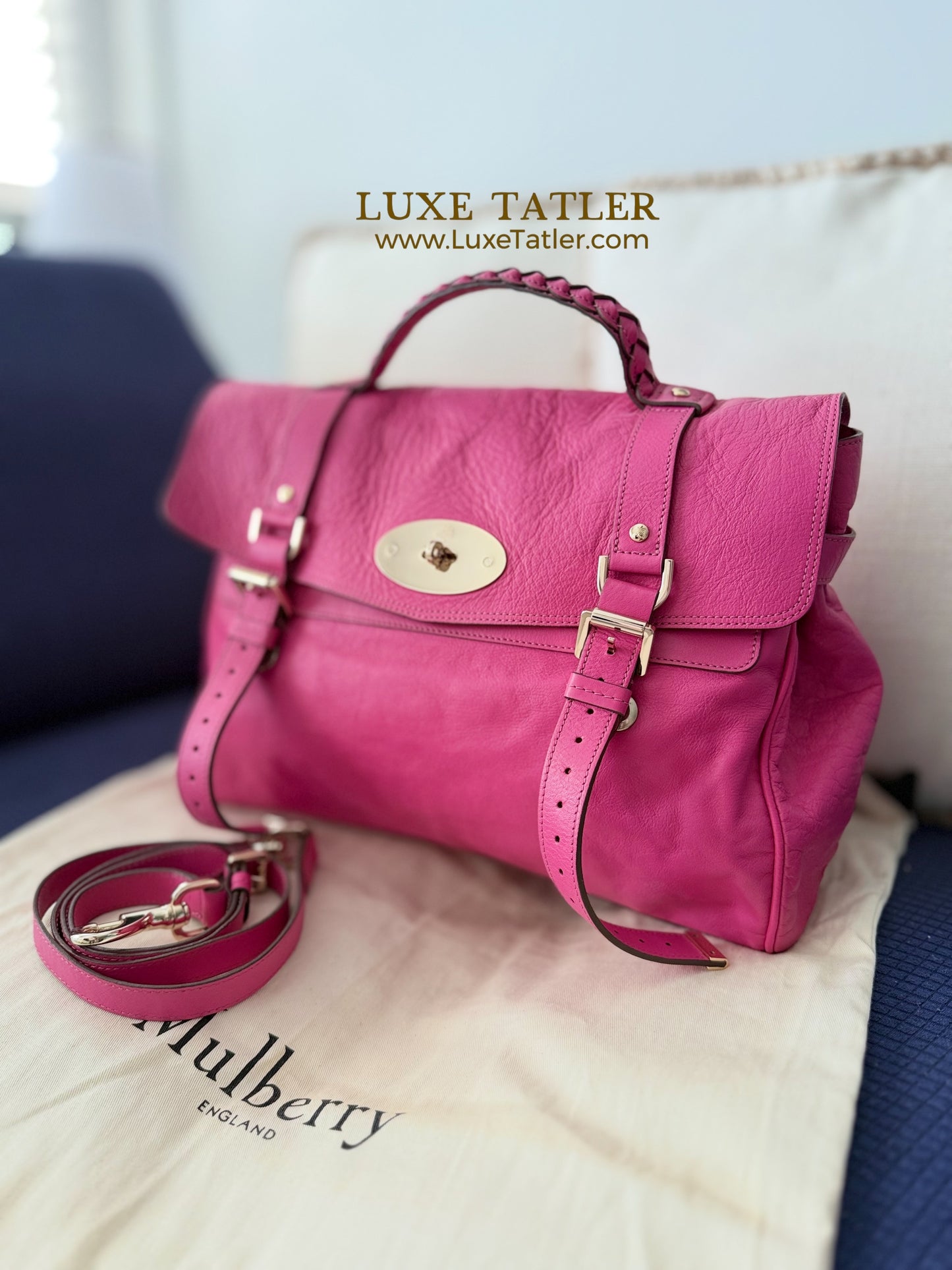 Mulberry Alexa Satchel with strap