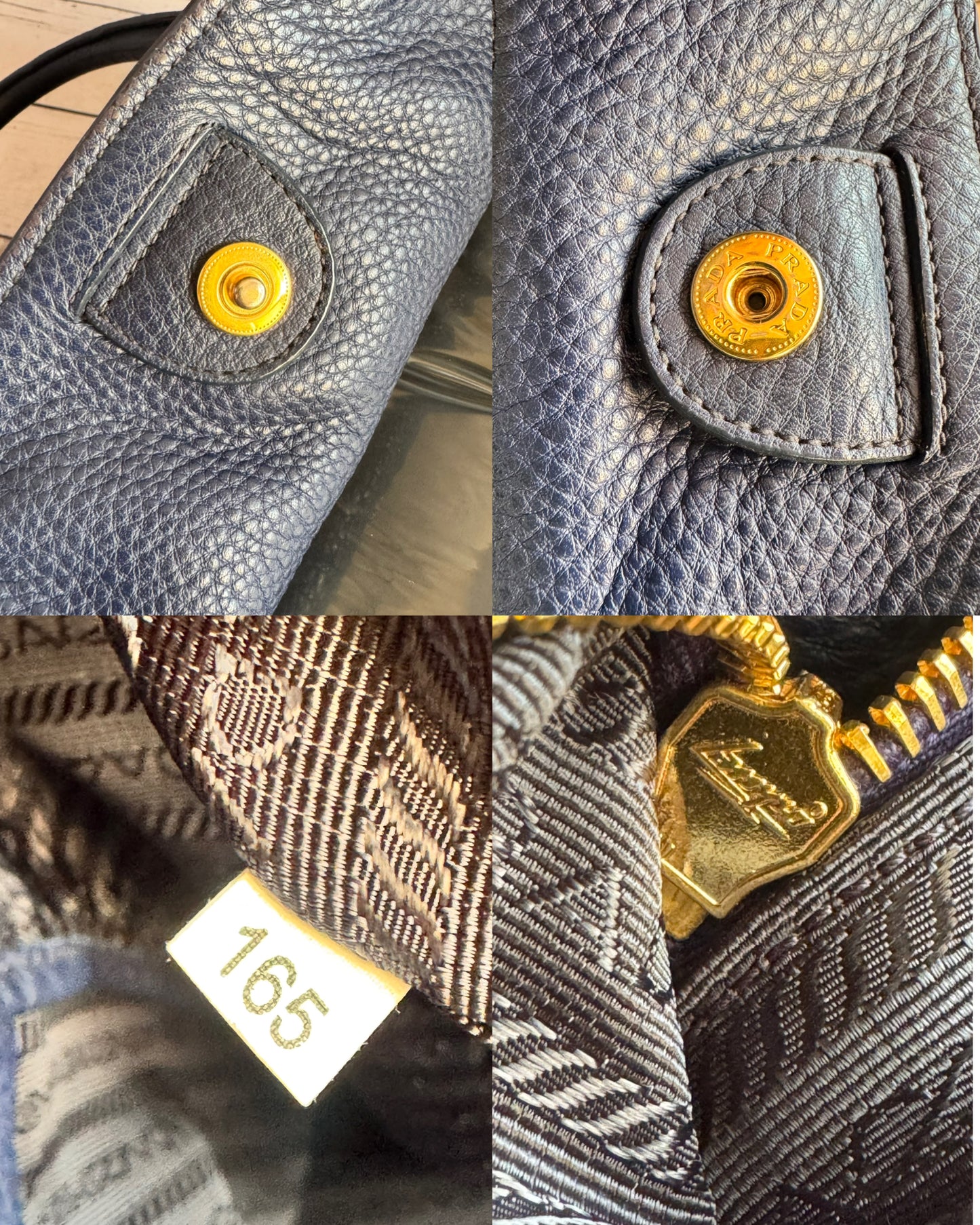 Prada Tote Bag (Navy)