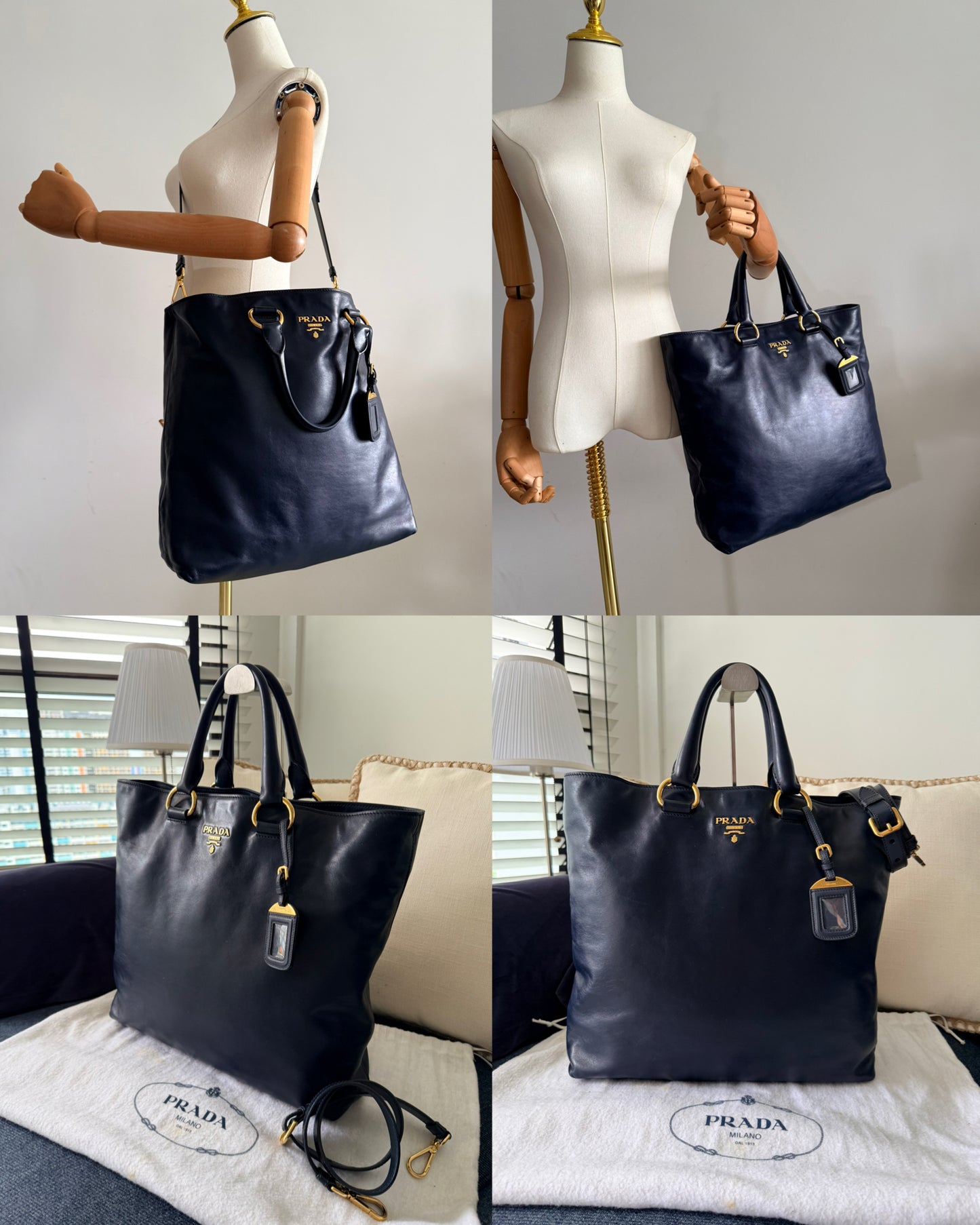 Prada leather Bag with strap