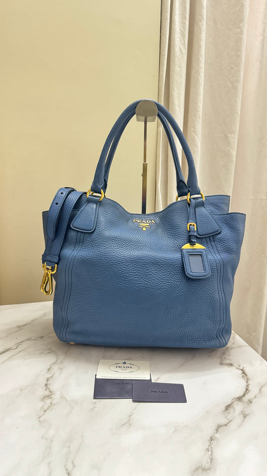 Prada Vitello Daino Two Way Bag