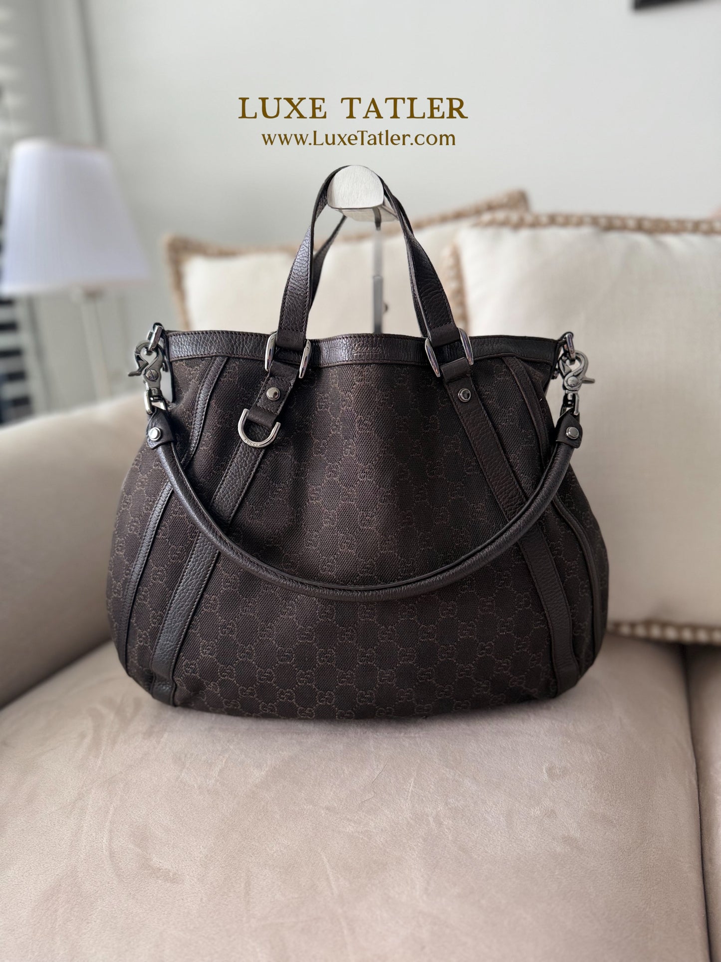 Gucci Monogram Canvas Bag