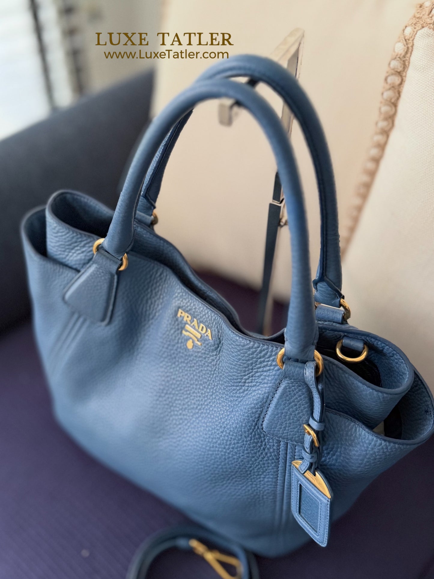 Prada Vitello Daino Leather Bag
