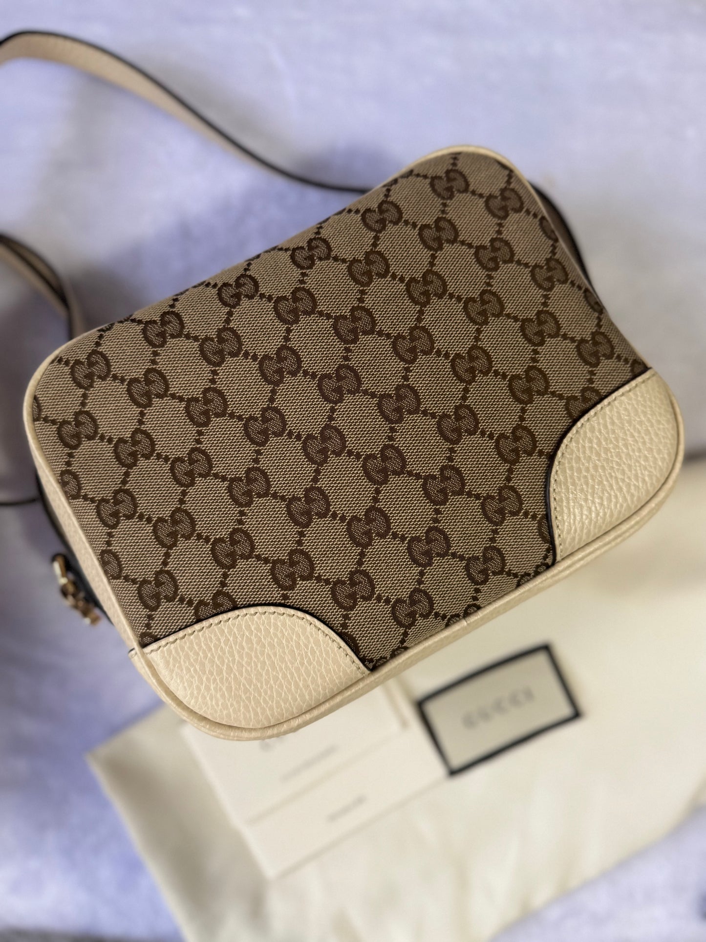 Gucci Bree Canvas Crossbody Bag