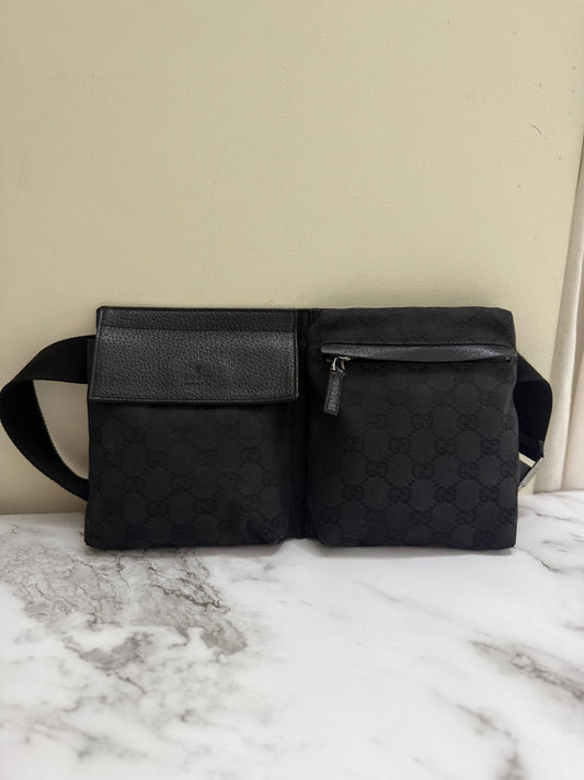 Gucci Double  Pocket Belt Bag