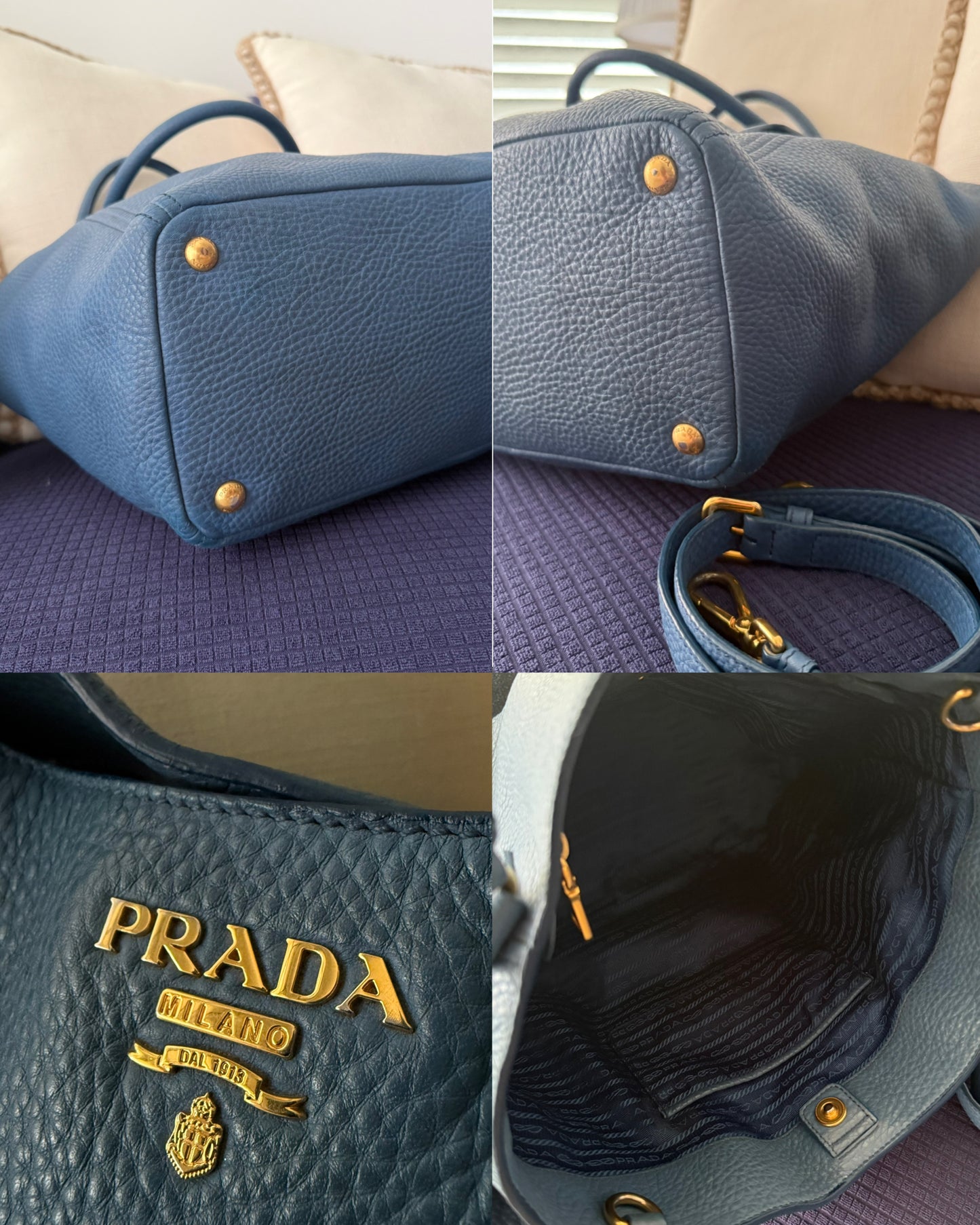Prada Vitello Daino Leather Bag