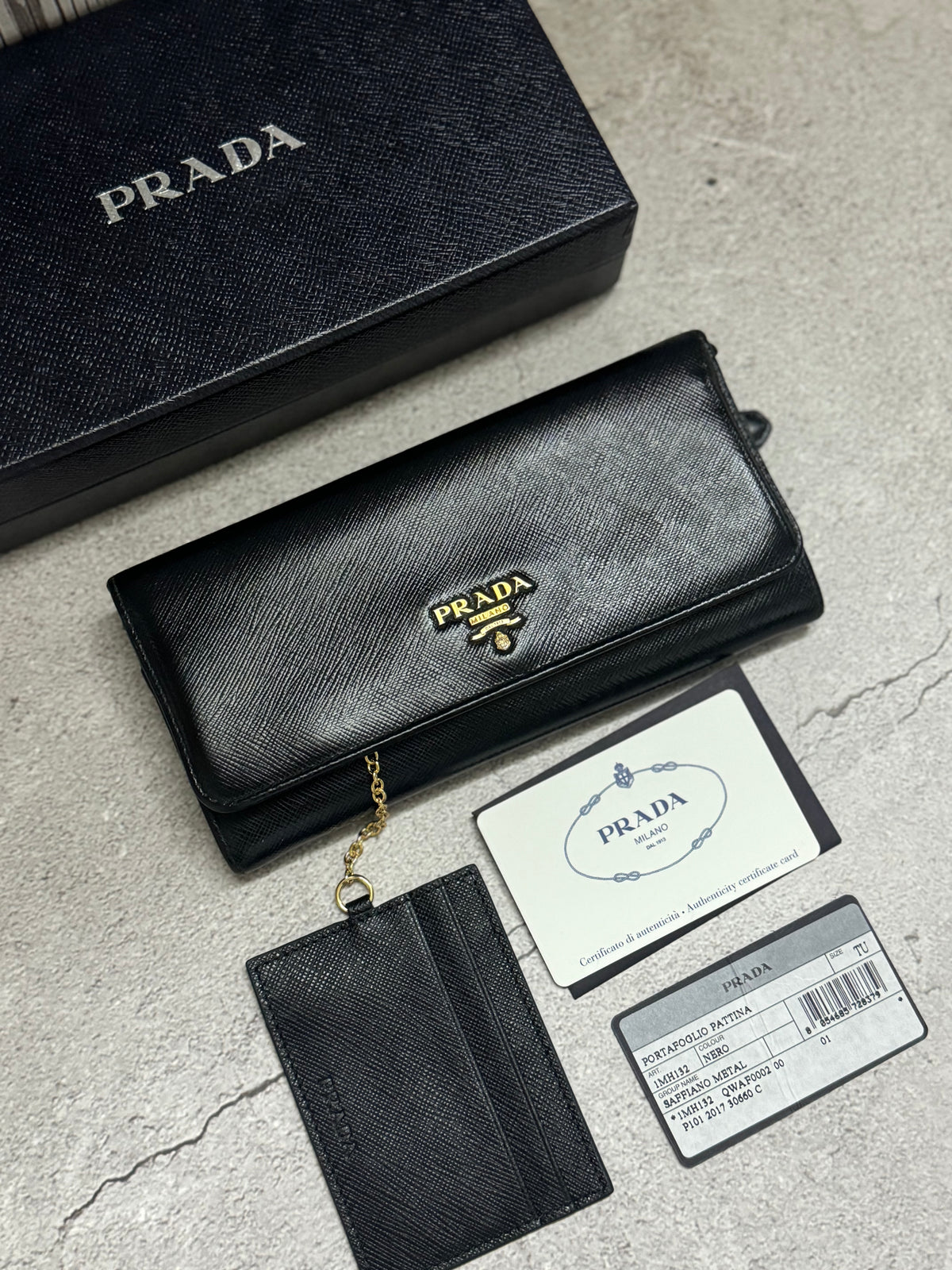 PRADA 財布 portafoglio pattina 【公式通販】