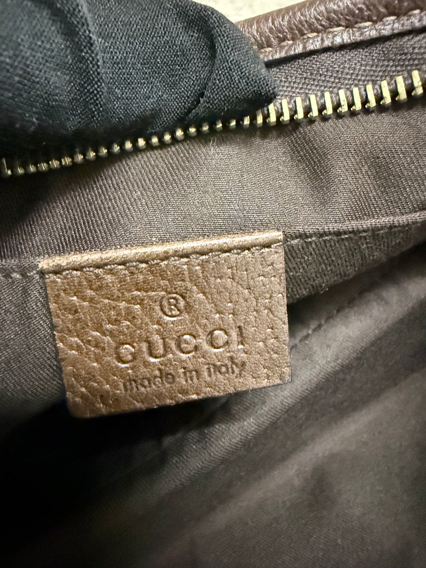 Gucci D-Ring Canvas Pouchette