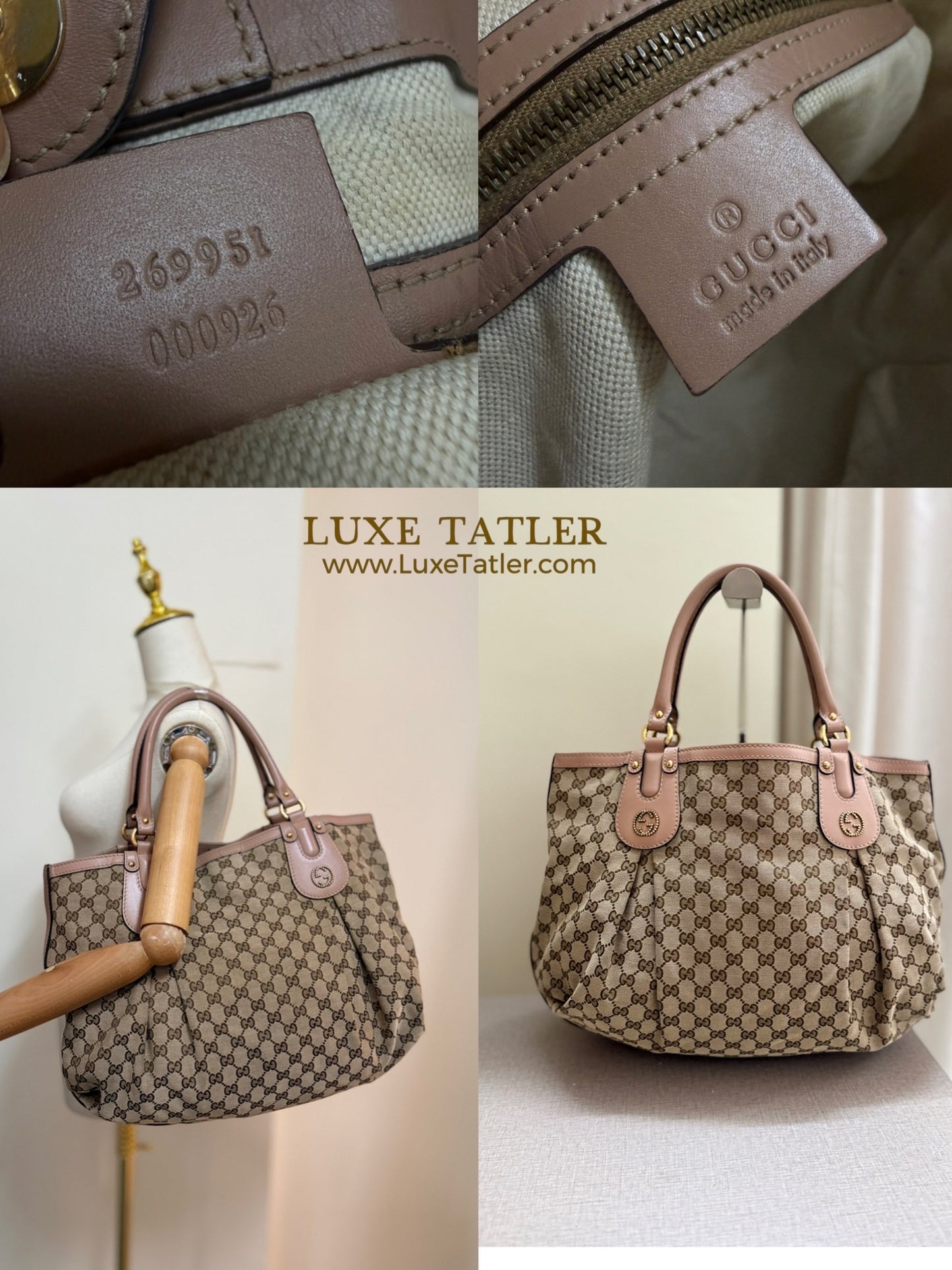 Gucci GG Canvas Sukey Tote
