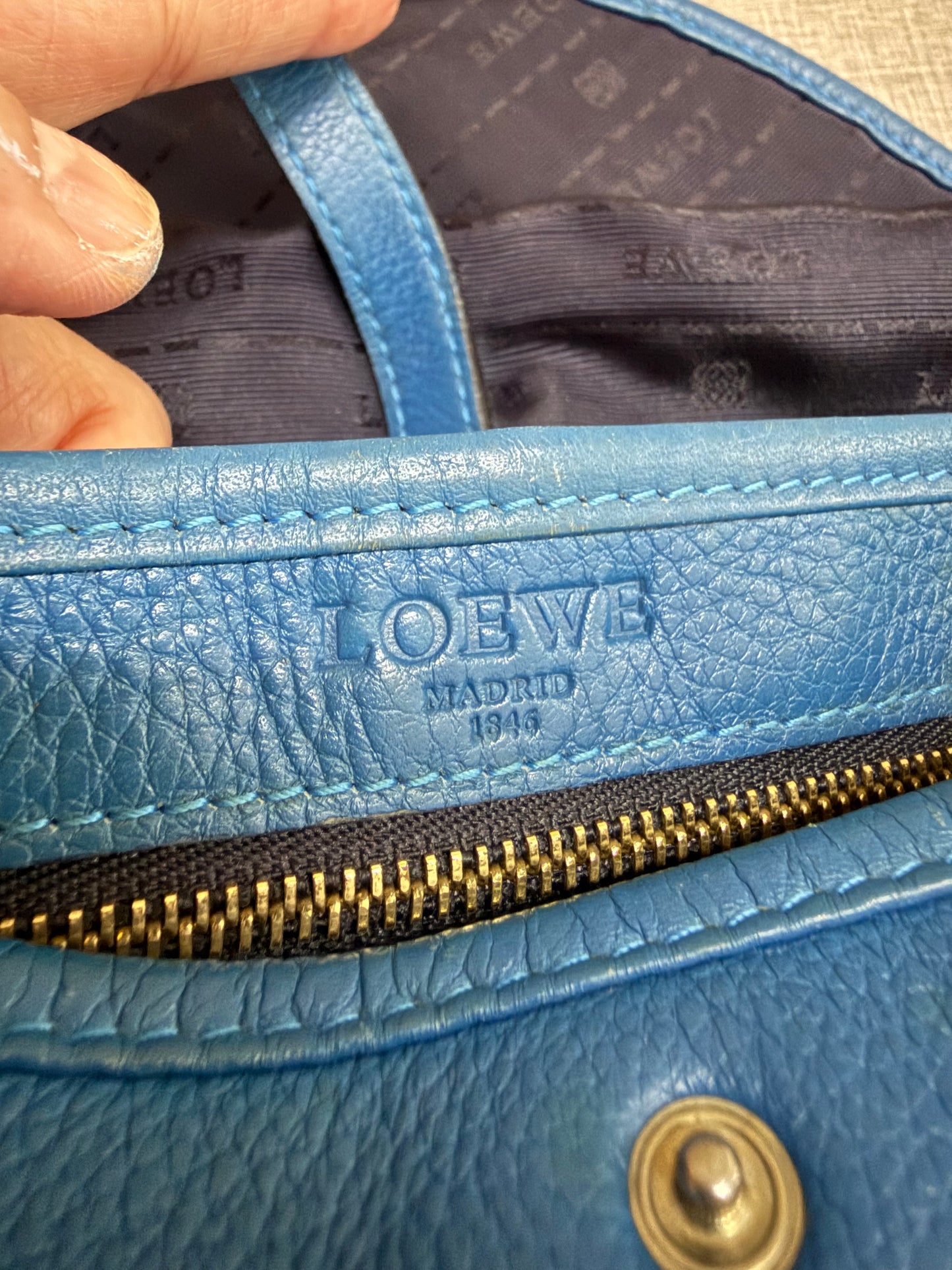 Loewe Heritage Flap Messenger Bag