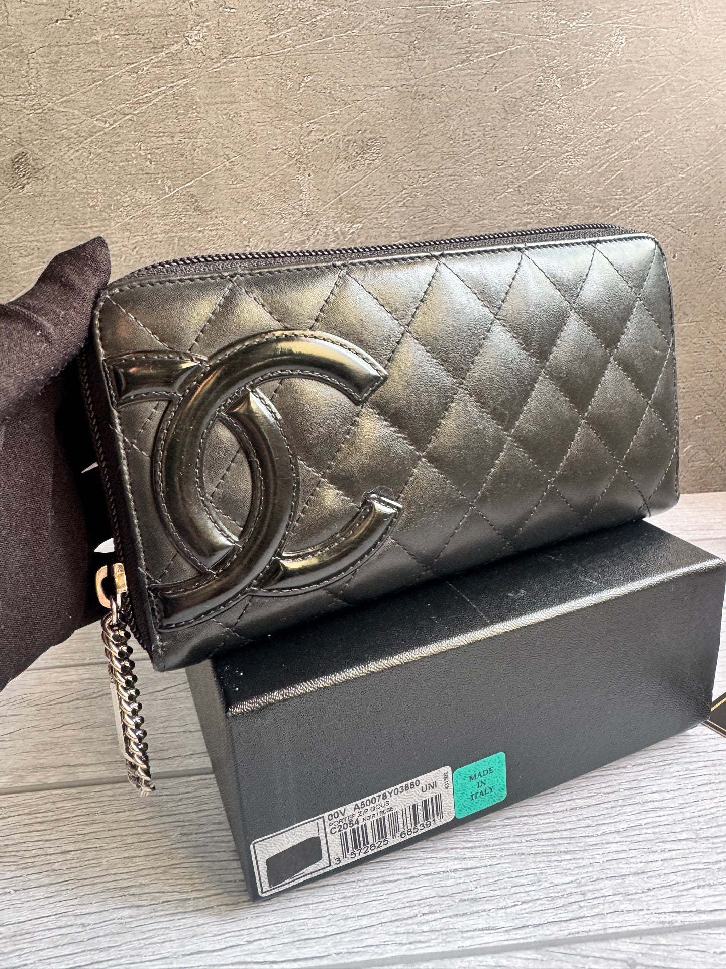 Chanel Cambon Zipped Wallet