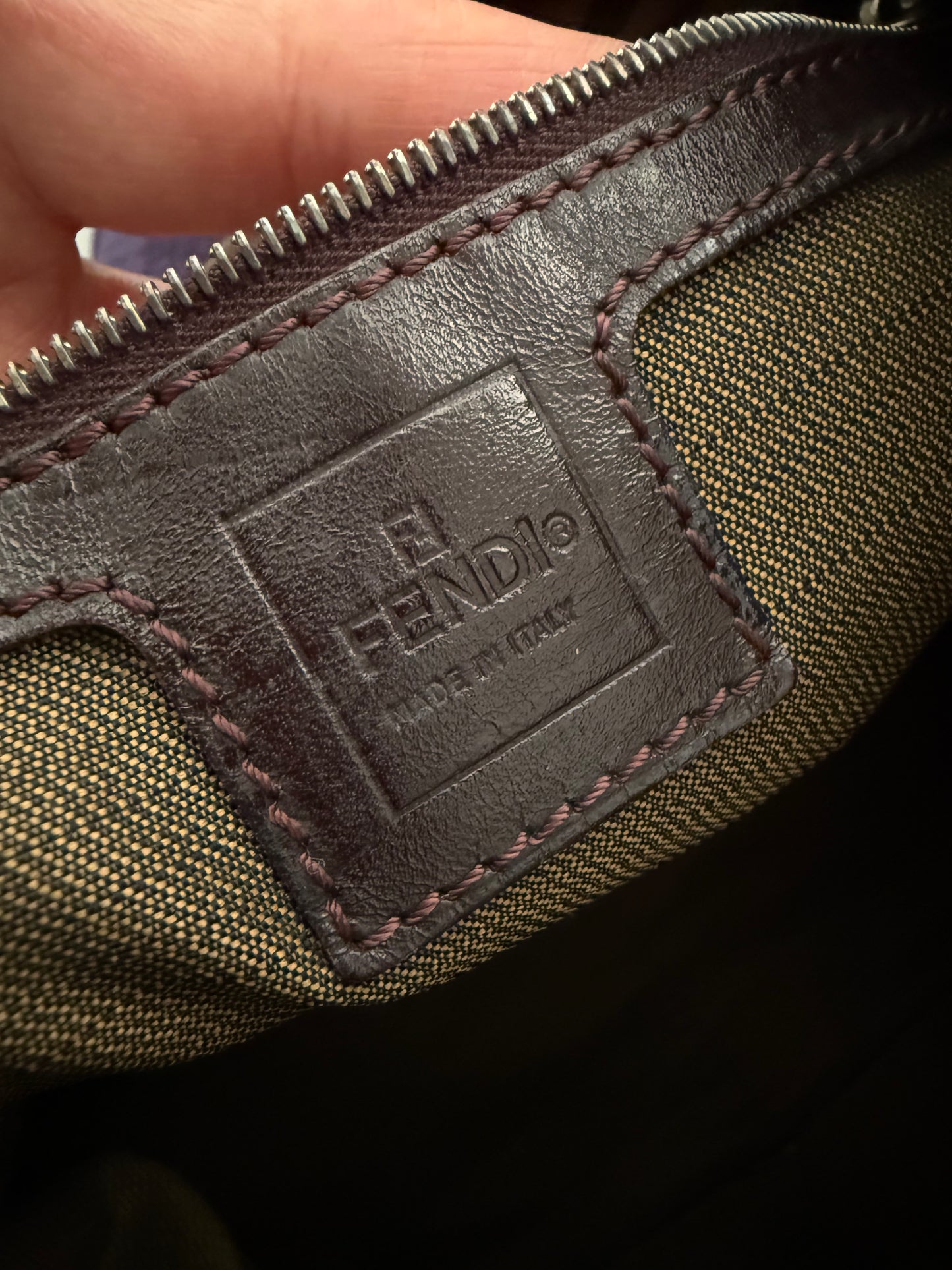 Fendi Zucca Tote Canvas Bag