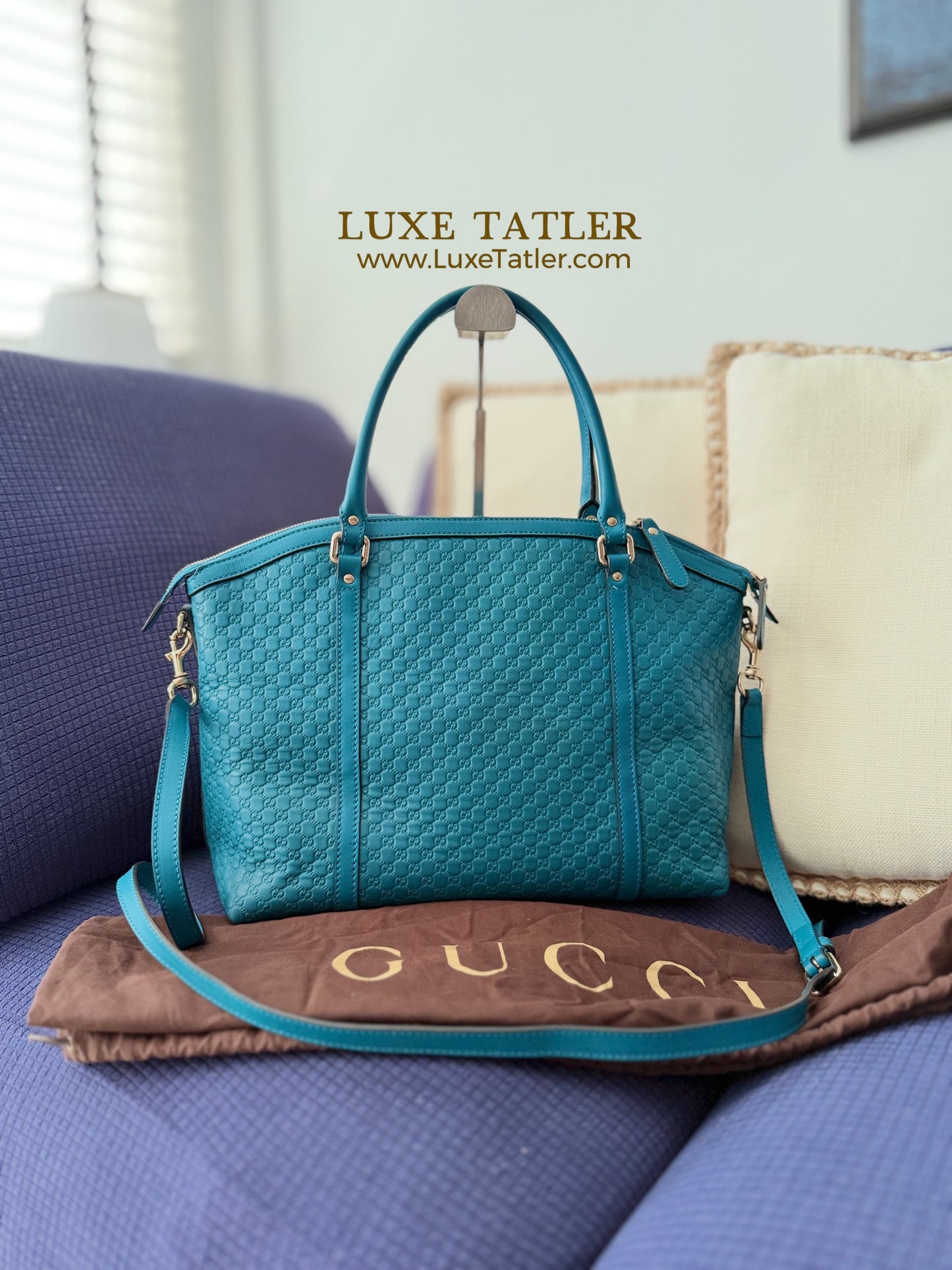 Gucci Microguccissima Dome Tote with strap