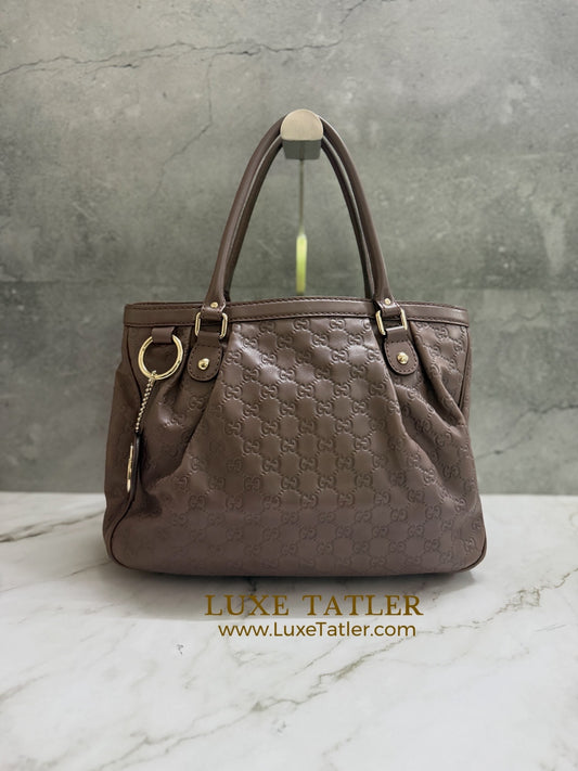 Gucci Sukey Leather Tote Bag