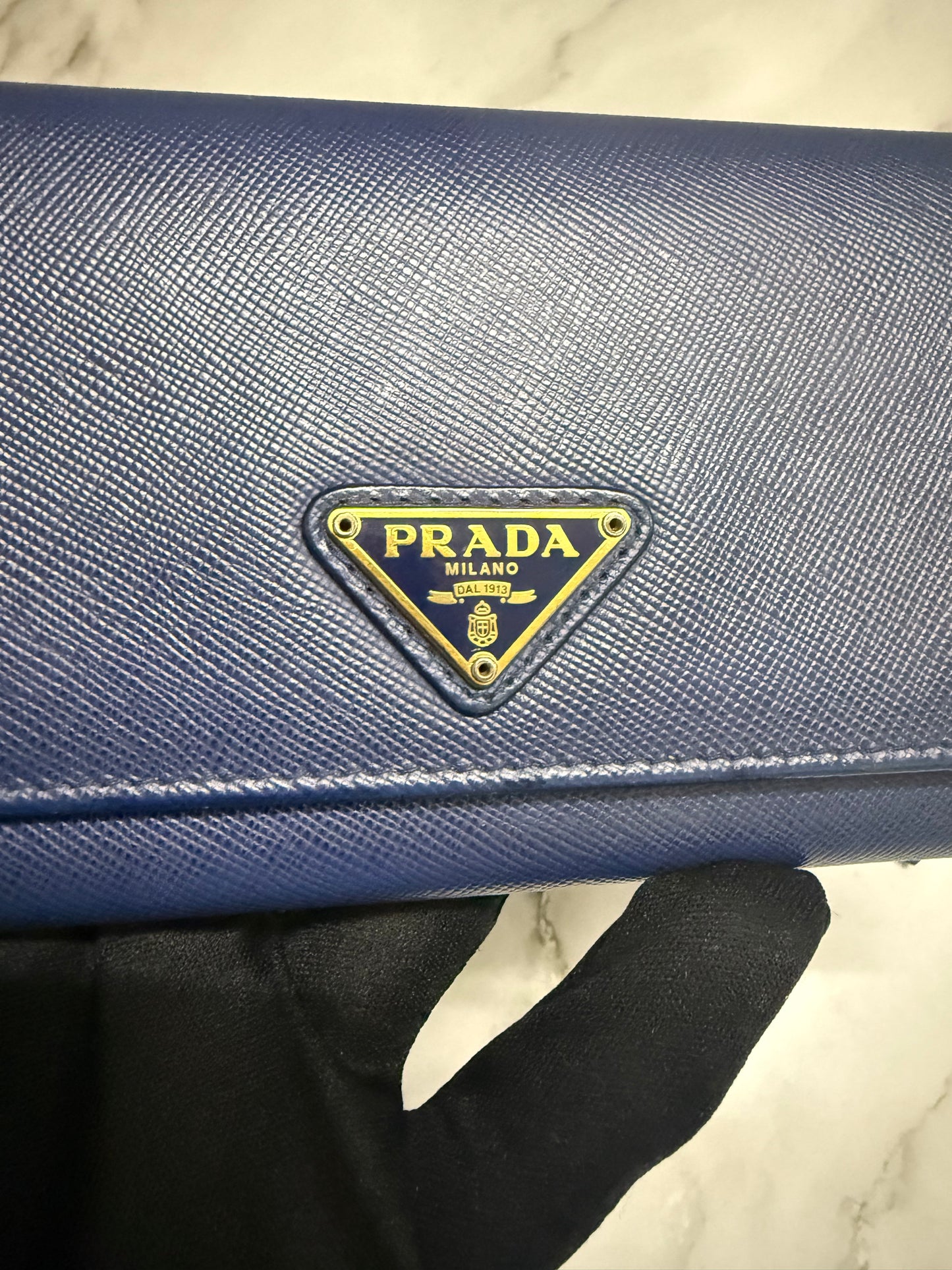 Prada Saffiano Wallet with Card Case