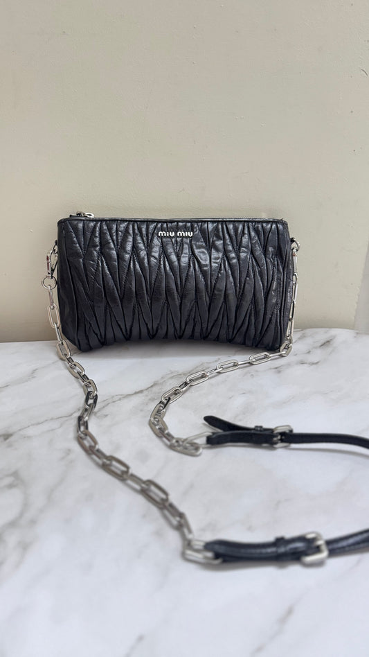 Miu Miu Matelasse Crossbody Bag