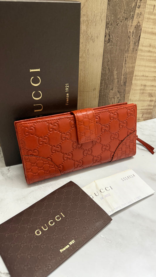 Gucci Guccissima Long Wallet