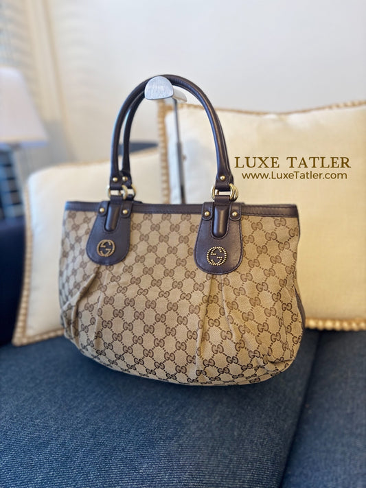 Gucci Scalett Canvas Bag