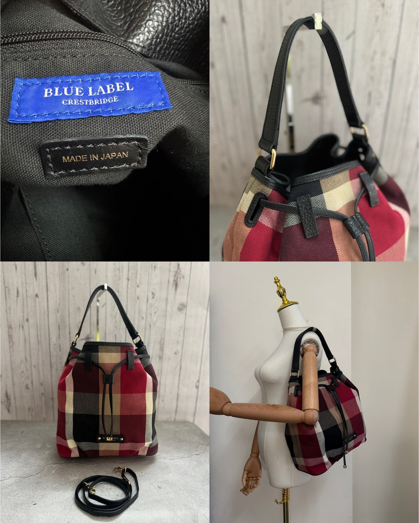 Burberry Blue Label Bucket Bag ( Large)