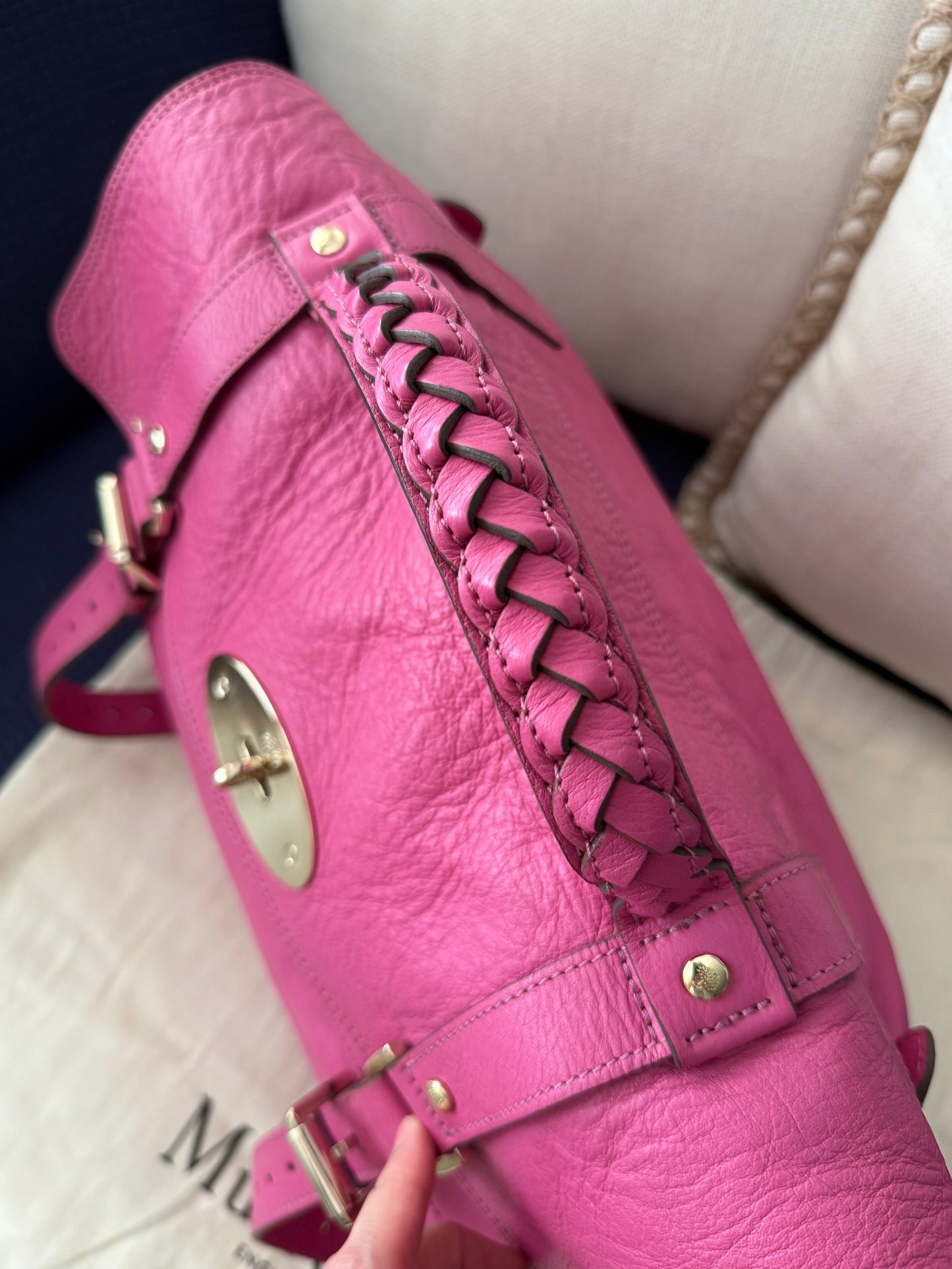Mulberry Alexa Satchel with strap