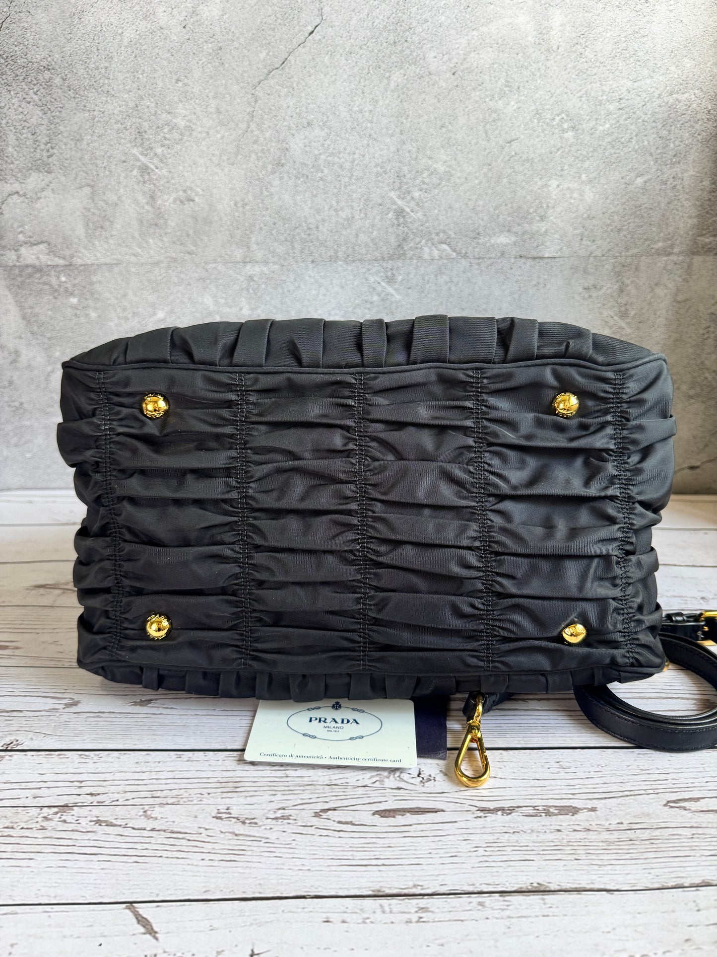 Prada Tessuto Gaufre with strap