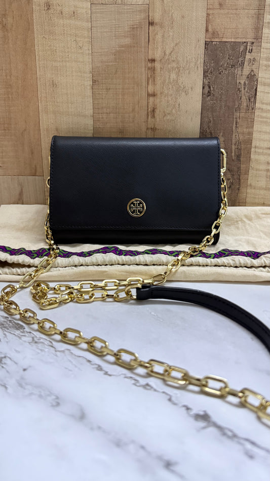 Tory Burch Robinson Chain Wallet