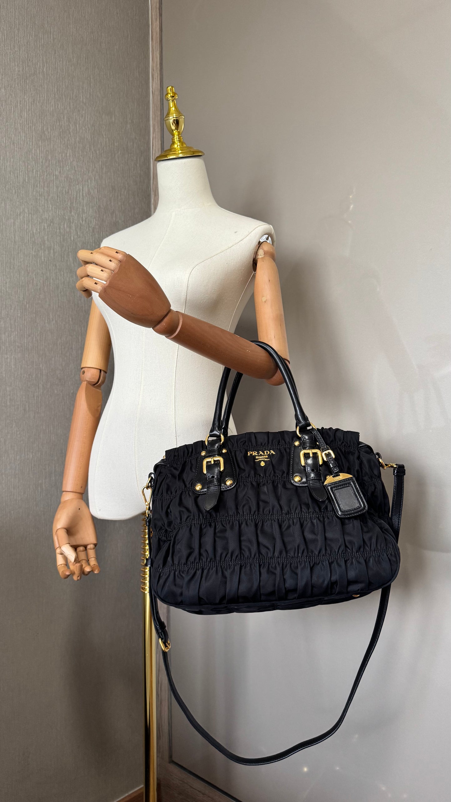 Prada Tessuto Gaufre with strap