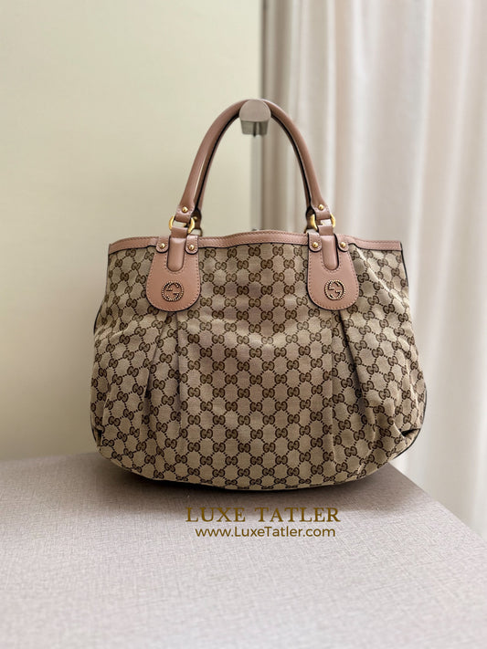 Gucci GG Canvas Sukey Tote