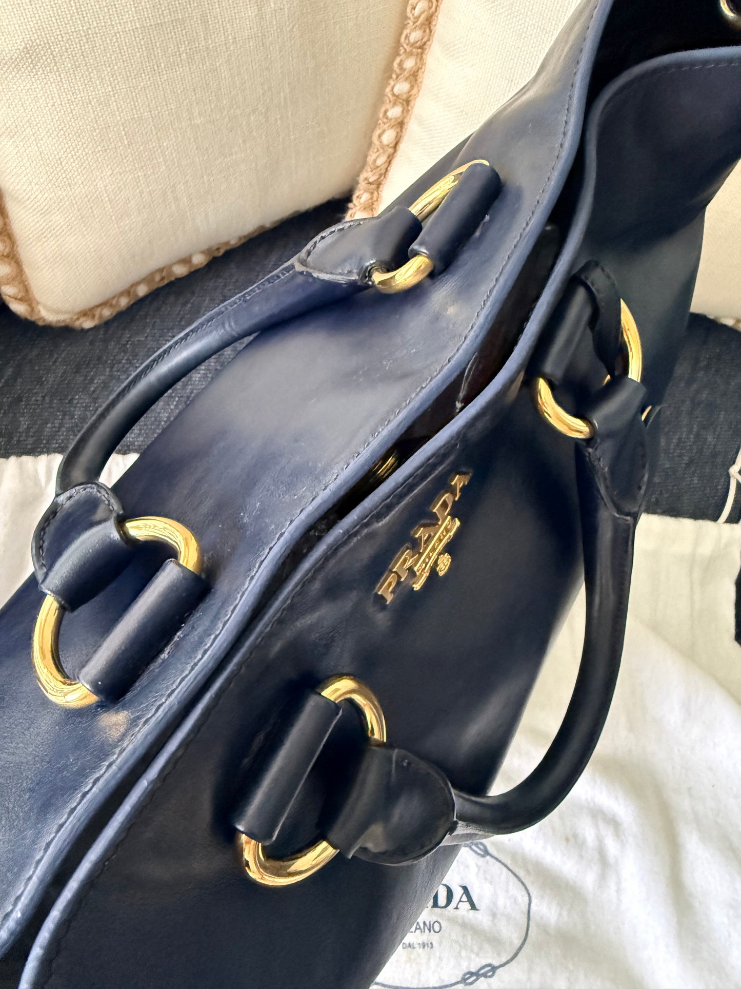 Prada leather Bag with strap