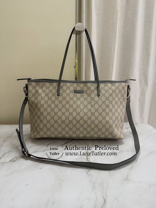 Gucci GG Supreme Two Way Tote